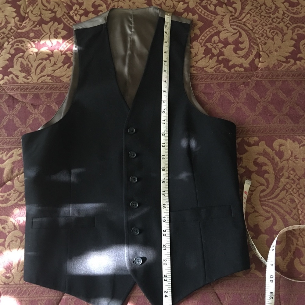 Men’s  or ladies Black and silver Vest Size M - Picture 7 of 10